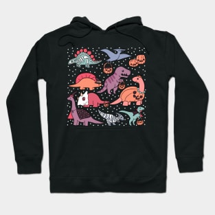 Cute and fun halloween dinosaurs Hoodie